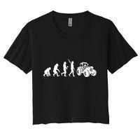 Tractor Evolution Women's Crop Top Tee
