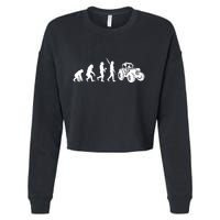 Tractor Evolution Cropped Pullover Crew