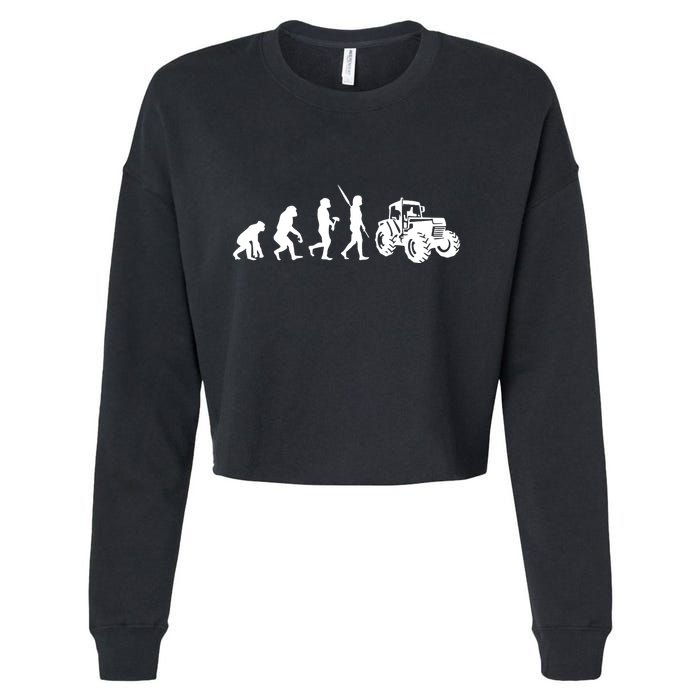 Tractor Evolution Cropped Pullover Crew