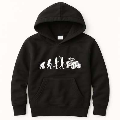 Tractor Evolution Kids Hoodie