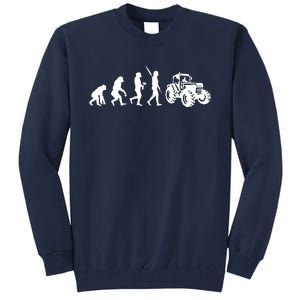 Tractor Evolution Tall Sweatshirt