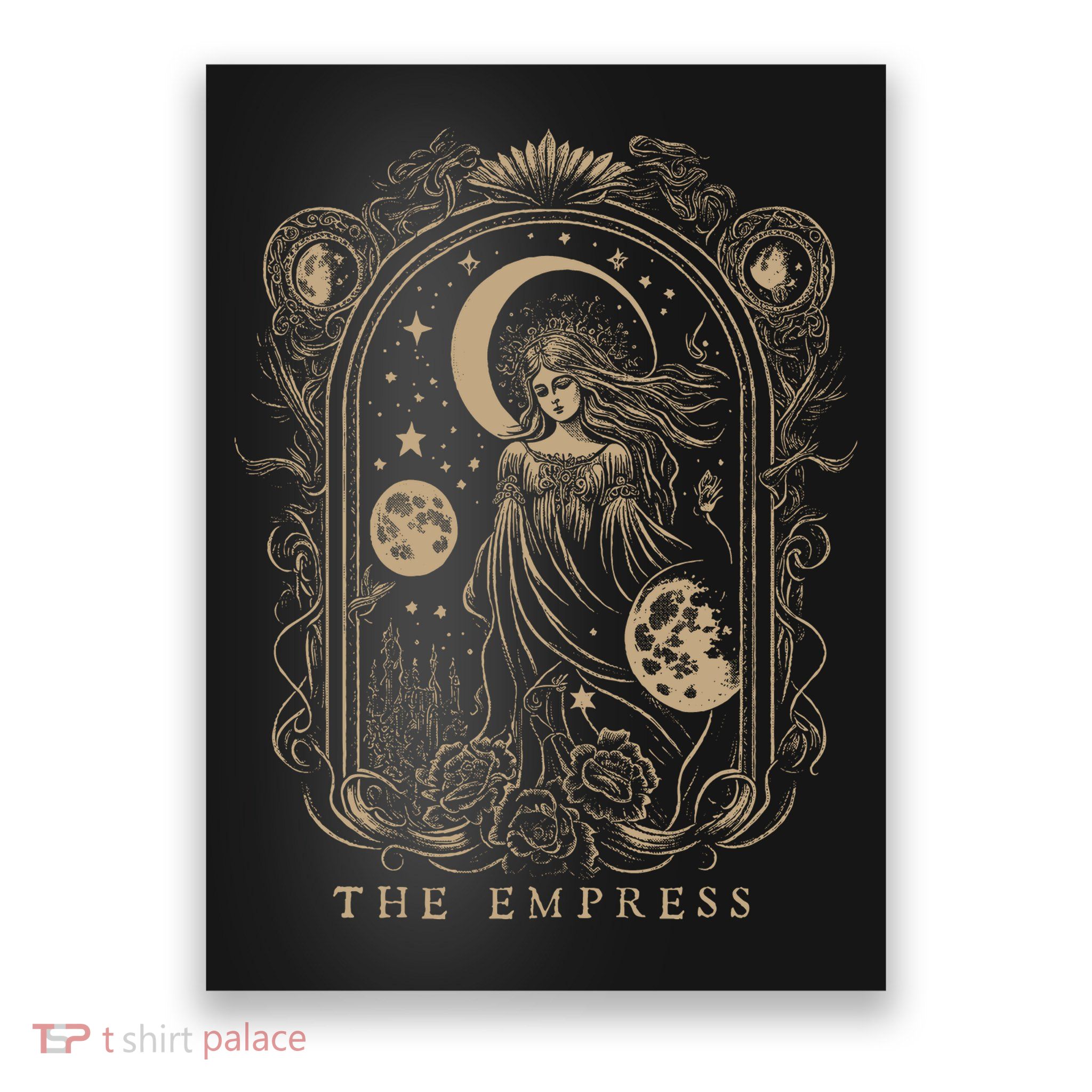 The Empress Tarot Card Goth Emo Occult Poster