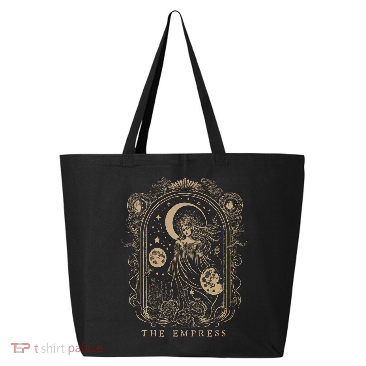 The Empress Tarot Card Goth Emo Occult 25L Jumbo Tote