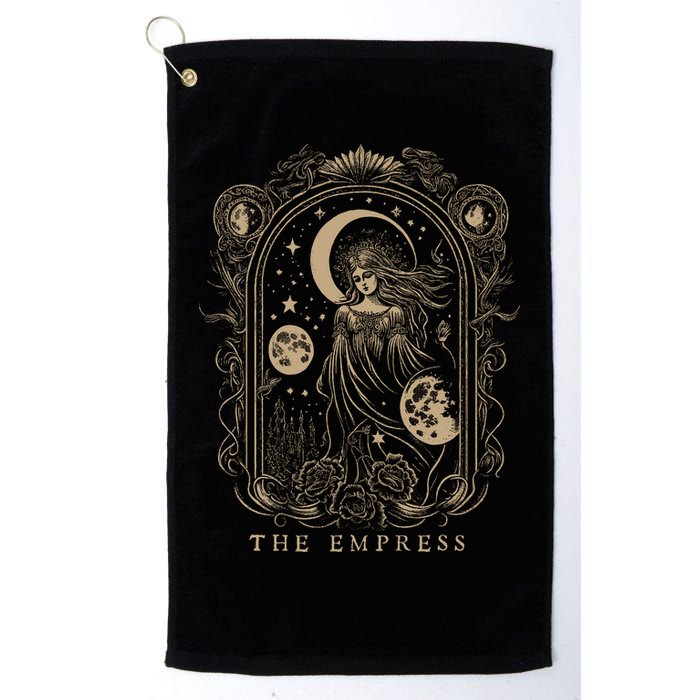 The Empress Tarot Card Goth Emo Occult Golf Towel