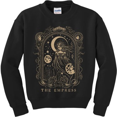 The Empress Tarot Card Goth Emo Occult Kids Sweatshirt