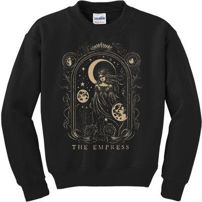 The Empress Tarot Card Goth Emo Occult Kids Sweatshirt