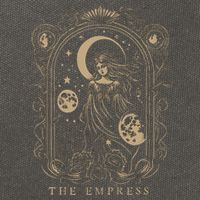 The Empress Tarot Card Goth Emo Occult Cotton Canvas Backpack