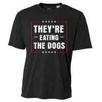 TheyRe Eating The Dogs Patriotic Election Cooling Performance Crew T-Shirt