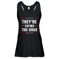 TheyRe Eating The Dogs Patriotic Election Ladies Essential Flowy Tank