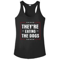 TheyRe Eating The Dogs Patriotic Election Ladies PosiCharge Competitor Racerback Tank