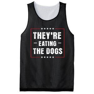 TheyRe Eating The Dogs Patriotic Election Mesh Reversible Basketball Jersey Tank