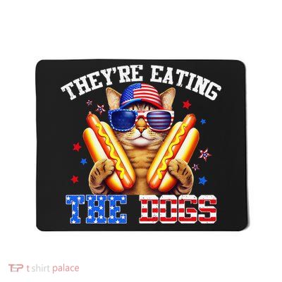 They’Re Eating The Dogs And Cats Kamala Trump Debate 2024 Gift Mousepad