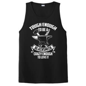 Tough Enough To Be A Funny Blacksmith Metalworking Anvil PosiCharge Competitor Tank