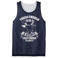 Tough Enough To Be A Funny Blacksmith Metalworking Anvil Mesh Reversible Basketball Jersey Tank