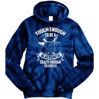 Tough Enough To Be A Funny Blacksmith Metalworking Anvil Tie Dye Hoodie