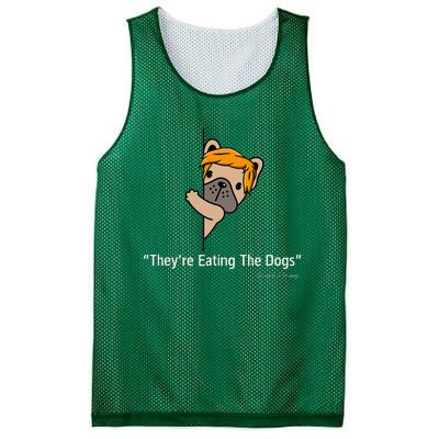 TheyRe Eating The Dogs Funny 2024 Debate Mesh Reversible Basketball Jersey Tank