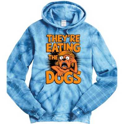 TheyRe Eating The Dogs Kamala Harris Trump Debate 2024 Tie Dye Hoodie