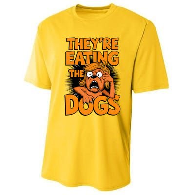 TheyRe Eating The Dogs Kamala Harris Trump Debate 2024 Performance Sprint T-Shirt