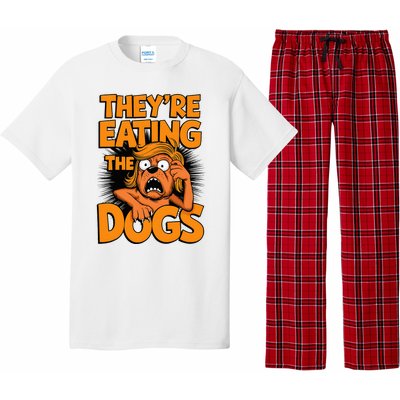 TheyRe Eating The Dogs Kamala Harris Trump Debate 2024 Pajama Set