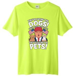 TheyRe Eating The Dogs Trump Vs Kamala 2024 Election Debate Tall Fusion ChromaSoft Performance T-Shirt