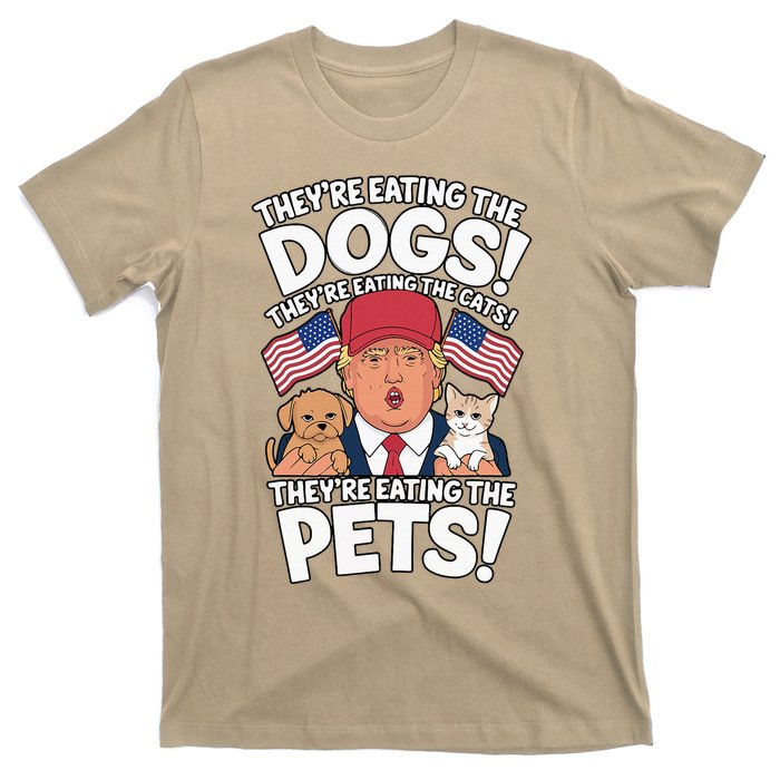 TheyRe Eating The Dogs Trump Vs Kamala 2024 Election Debate T-Shirt