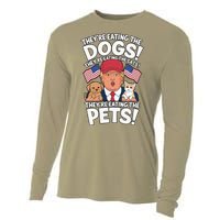 TheyRe Eating The Dogs Trump Vs Kamala 2024 Election Debate Cooling Performance Long Sleeve Crew