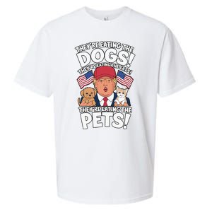 TheyRe Eating The Dogs Trump Vs Kamala 2024 Election Debate Sueded Cloud Jersey T-Shirt