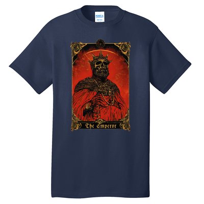 The Emperor Tarot Card Vintage Design Tall T-Shirt