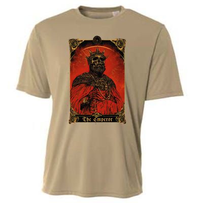 The Emperor Tarot Card Vintage Design Cooling Performance Crew T-Shirt