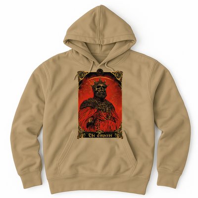 The Emperor Tarot Card Vintage Design Hoodie