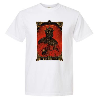 The Emperor Tarot Card Vintage Design Garment-Dyed Heavyweight T-Shirt