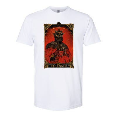 The Emperor Tarot Card Vintage Design Softstyle CVC T-Shirt