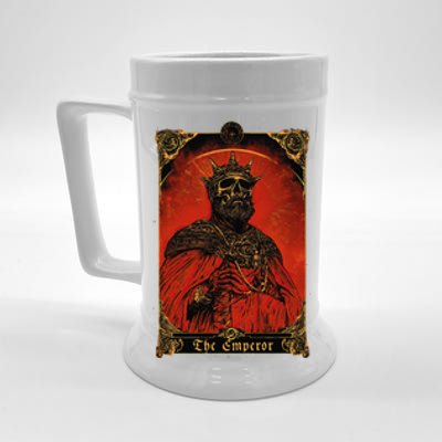 The Emperor Tarot Card Vintage Design Beer Stein