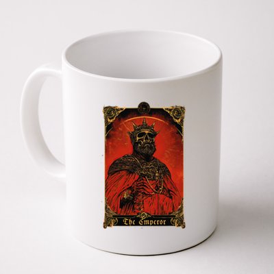 The Emperor Tarot Card Vintage Design Coffee Mug