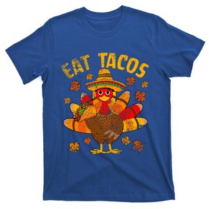 Turkey Eat Tacos Mexican Sombrero Thanksgiving Family T-Shirt