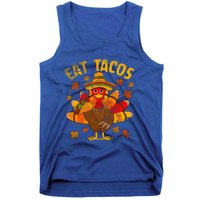 Turkey Eat Tacos Mexican Sombrero Thanksgiving Family Tank Top