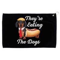 TheyRe Eating The Dogs Dachshund Hotdog Wiener Dog Grommeted Golf Towel