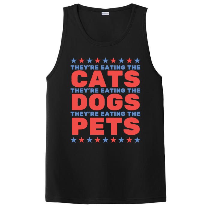 TheyRe Eating The Dogs Eating The Cats Election 2024 PosiCharge Competitor Tank