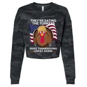 TheyRe Eating The Turkeys Cropped Pullover Crew