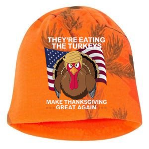 TheyRe Eating The Turkeys Kati - Camo Knit Beanie