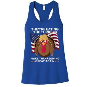 TheyRe Eating The Turkeys Women's Racerback Tank