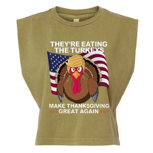 TheyRe Eating The Turkeys Garment-Dyed Women's Muscle Tee