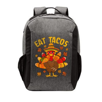 Turkey Eat Tacos Mexican Sombrero Thanksgiving Family Vector Backpack