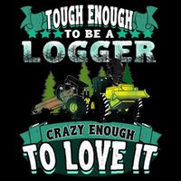 Tough Enough To Be A Logger For Skidder Drivers Wool Snapback Cap