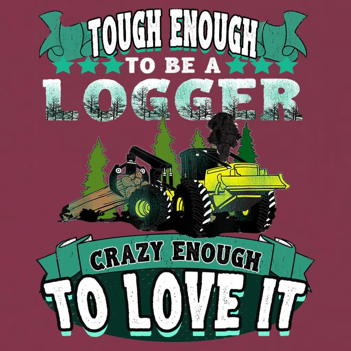 Tough Enough To Be A Logger For Skidder Drivers 16oz Travel Tumbler