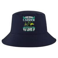 Tough Enough To Be A Logger For Skidder Drivers Cool Comfort Performance Bucket Hat