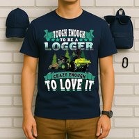 Tough Enough To Be A Logger For Skidder Drivers T-Shirt
