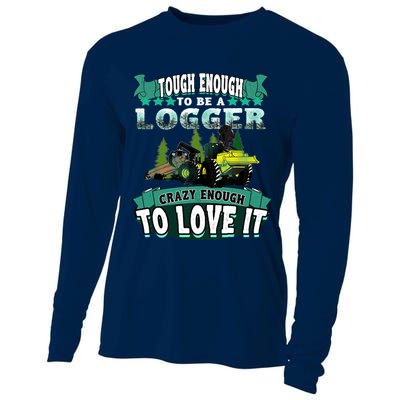 Tough Enough To Be A Logger For Skidder Drivers Cooling Performance Long Sleeve Crew