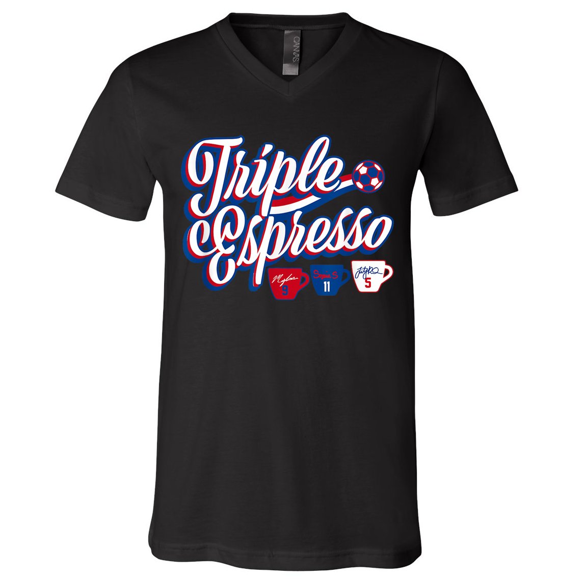 Triple Espresso V-Neck T-Shirt