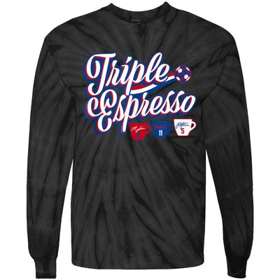 Triple Espresso Tie-Dye Long Sleeve Shirt